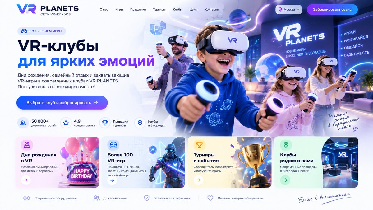 Сеть VR-клубов